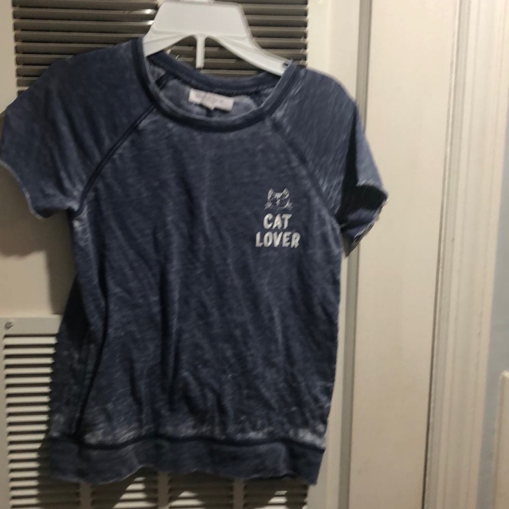 Gray sweatshirt material shirt size L